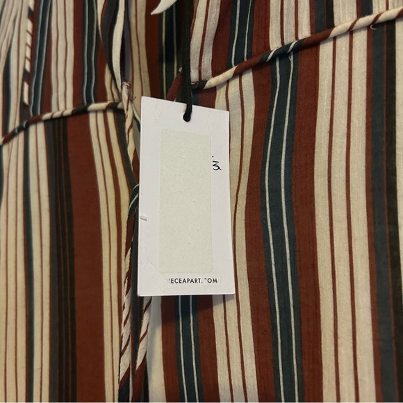 NWT Los Altos Dress Sienna Stripe Midi Dress - Picture 6 of 9